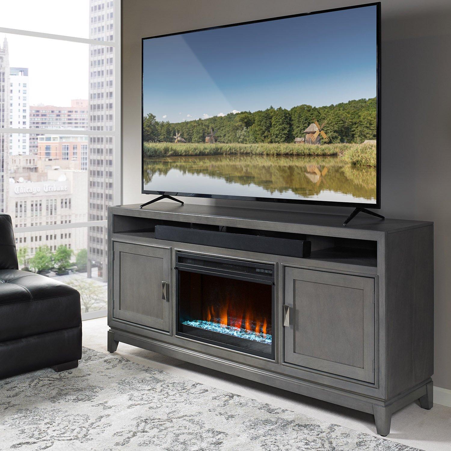 Rent to Own Whalen 72" Bayshore Crystal Fireplace at Aaron's today!